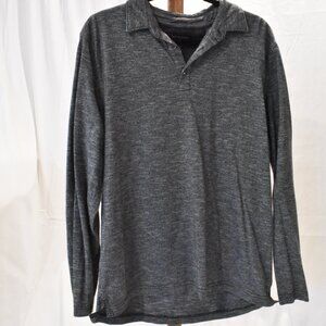 BR Factory - Long-Sleeve Collared Pull-Over -- Large